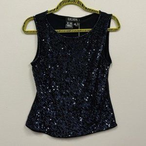 Escada Sequin Top